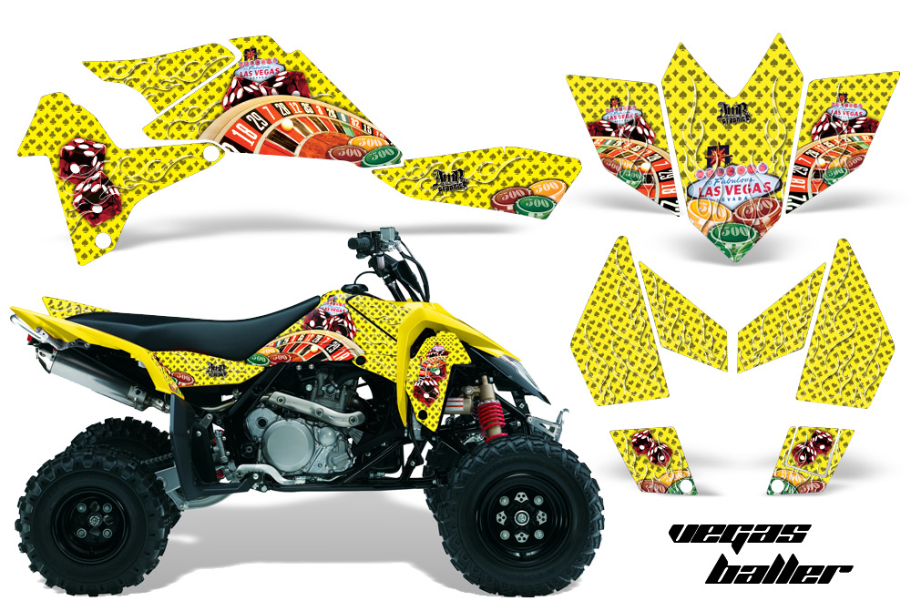 Suzuki LTR450 Graphics Kit Vegas Y